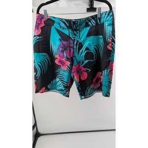 Billabong board shorts mens size 34 all over floral print recycler sundays pro